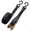 Black Heavy-Duty Cargo Straps Rust Proof Ratchet Tightener Straps Ratchet Tie Down Straps  Truck