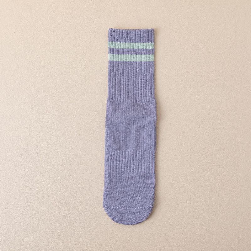 

Профессиональные носки для йоги Нескользящие Профессиональные носки-трубы для пилатеса Комнатные носки Хлопковые Фитнес Бег Носки для занятий спортом в помещении Женские Light purple