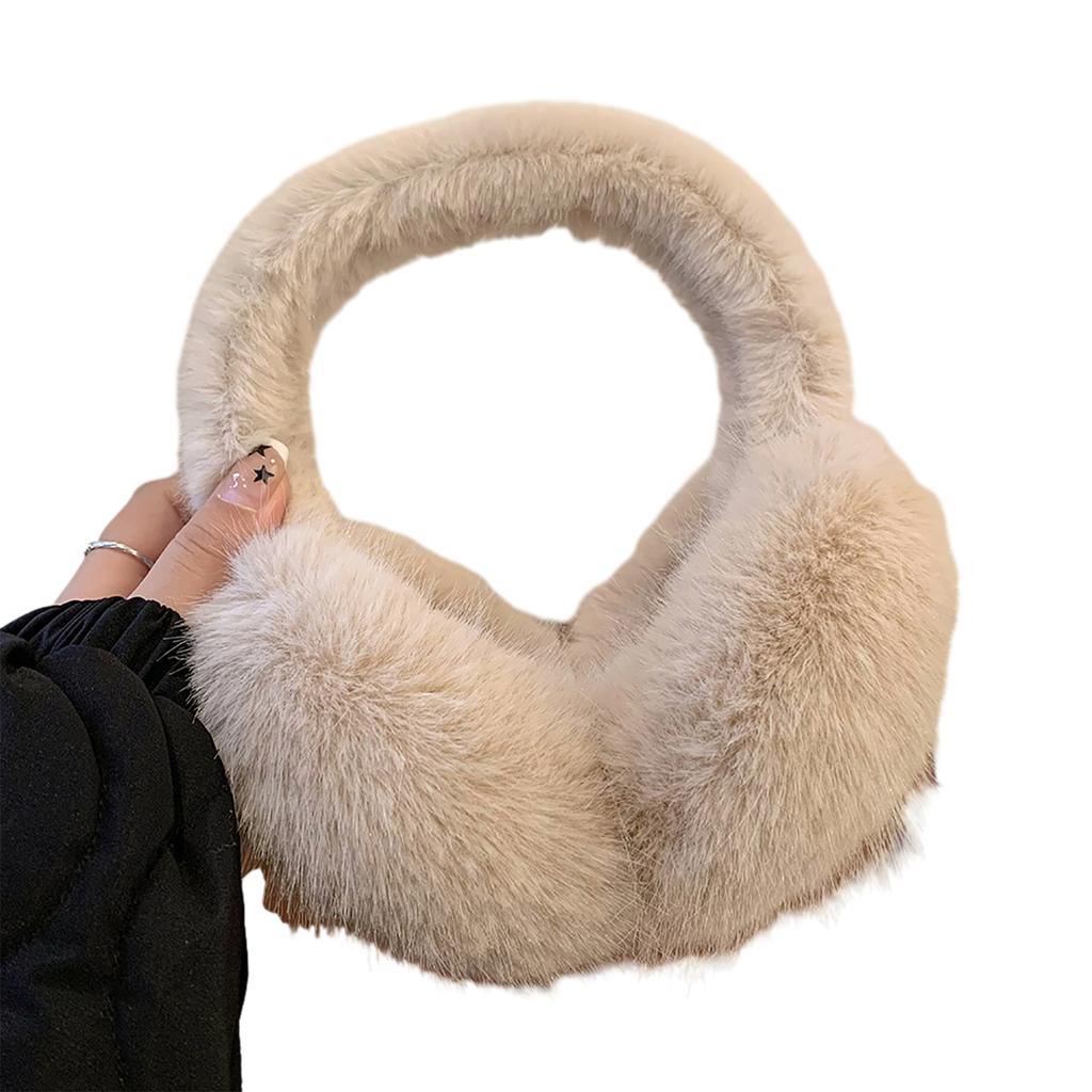 Winter Ear Warmers Faux Furs Adjustable Earmuffs Ear Warm Protector Thicken Plush Earmuff Ear Cover