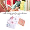50pcs Crochet Card Deck Crochet Hook Book Crochet Patterns Card Deck for Beginners