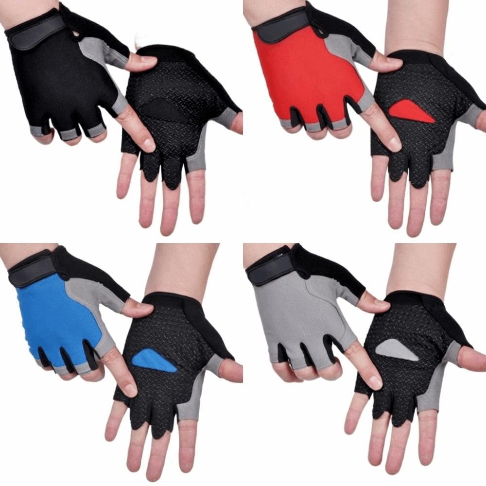 Fingerless Half Finger Gloves Anti-slip Bicycle Accessories Women Men Cycling Gloves  for Men Women