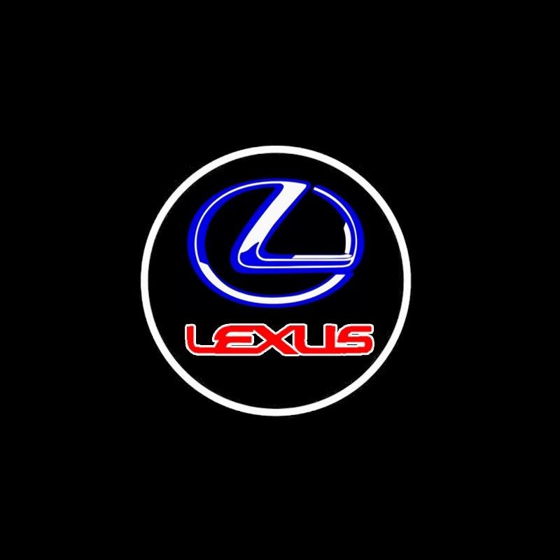 2pcs HD Car Door Welcome Light Logo Emblem Projector Lamps For Lexus GS IS LS500h ES260 ES300h RX350h NX260 UX260 LM LC RZ450e