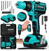 Azaris 20V 2x2Ah Cordless Screwdriver with Metal Impact Head