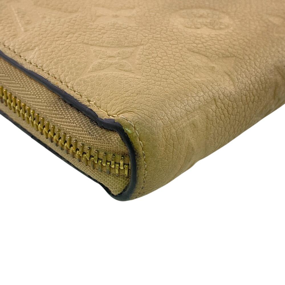 LOUIS VUITTON M69034 Zip Around Monogram Unplant Monogram Ann Platt Zippy wallet Purse beige Monogram Ann Platt Used