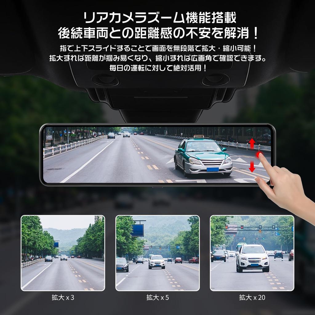 OKYES T16 Dash CarPlay Android Auto and Call Assistant FM Camera Front and Rear Power Super Night Backup LED Signal Parking Warranty 128GB Memory Cam,