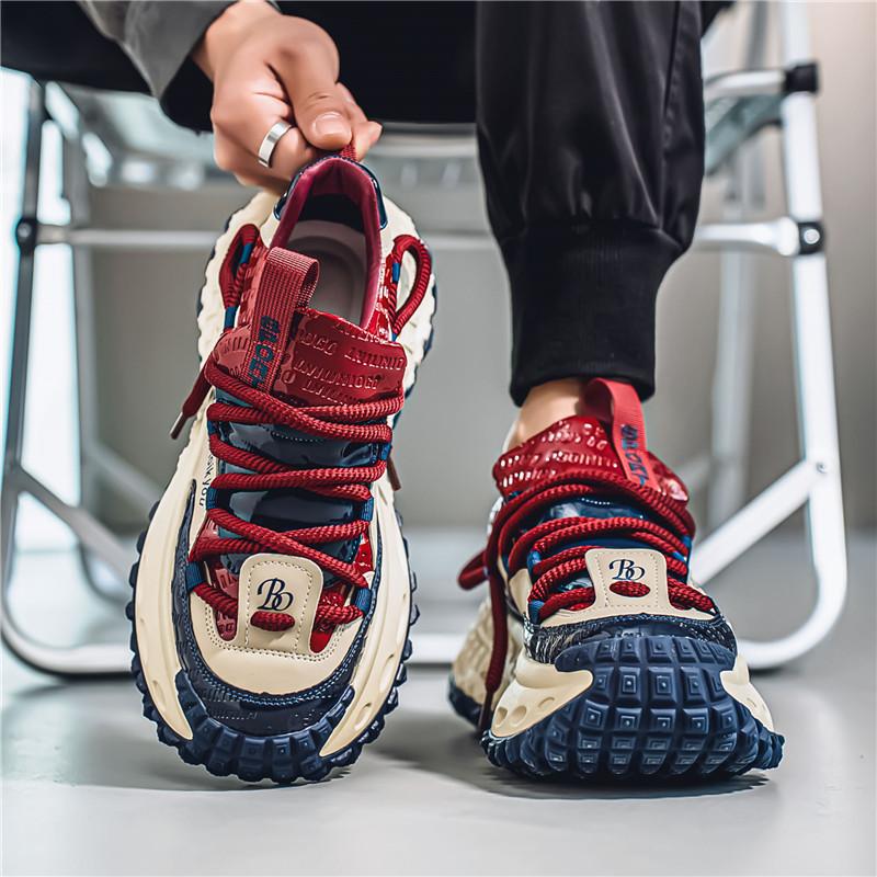 Big head and wide feet summer new mesh running sneakers dad shoes