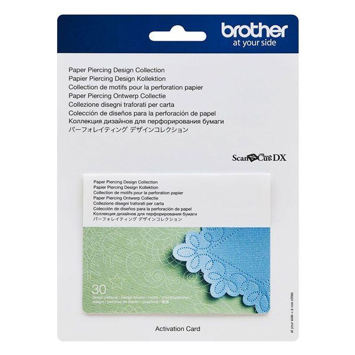 Carte de perforation - BROTHER - SDX - 30 motifs - Multicolore - Pour adultes