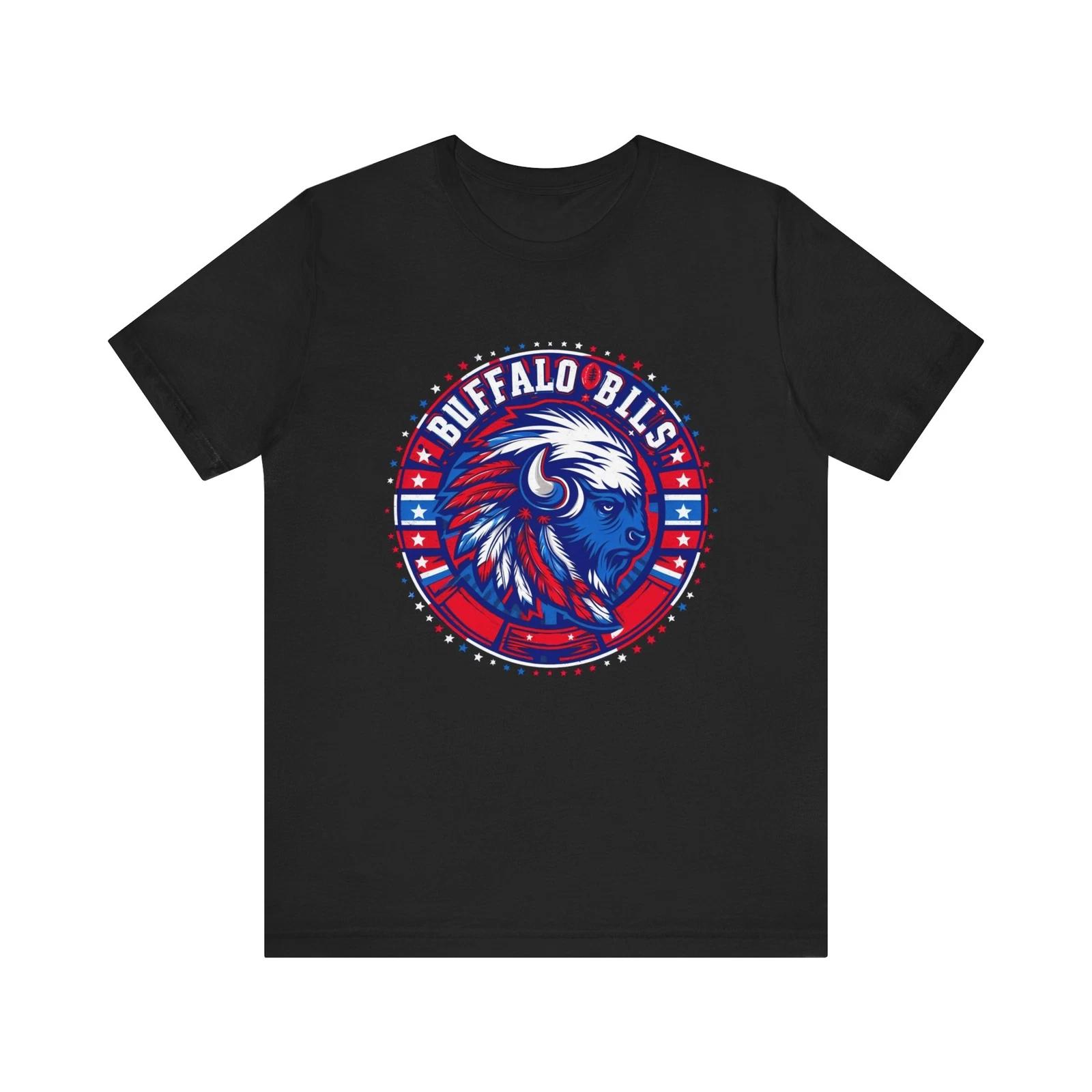 Buffalo Headdress Buffalo Bills T-Shirt - Show Your Team Spirit XL