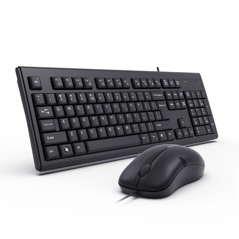 A4TECH Wired Keyboard & Mouse Combo