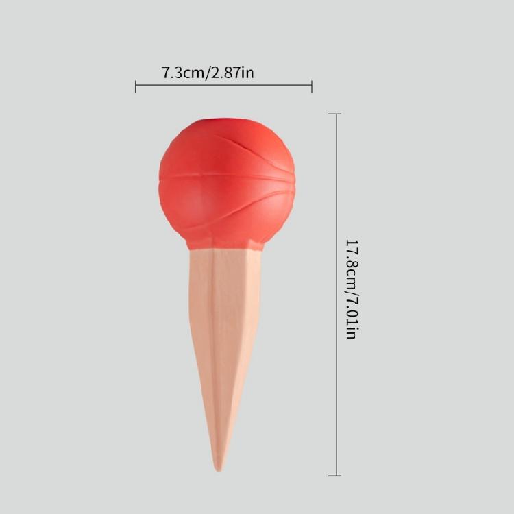 4Pcs Plant Self Watering Spikes Basketball Plant Watering Globes Insert Terracotta