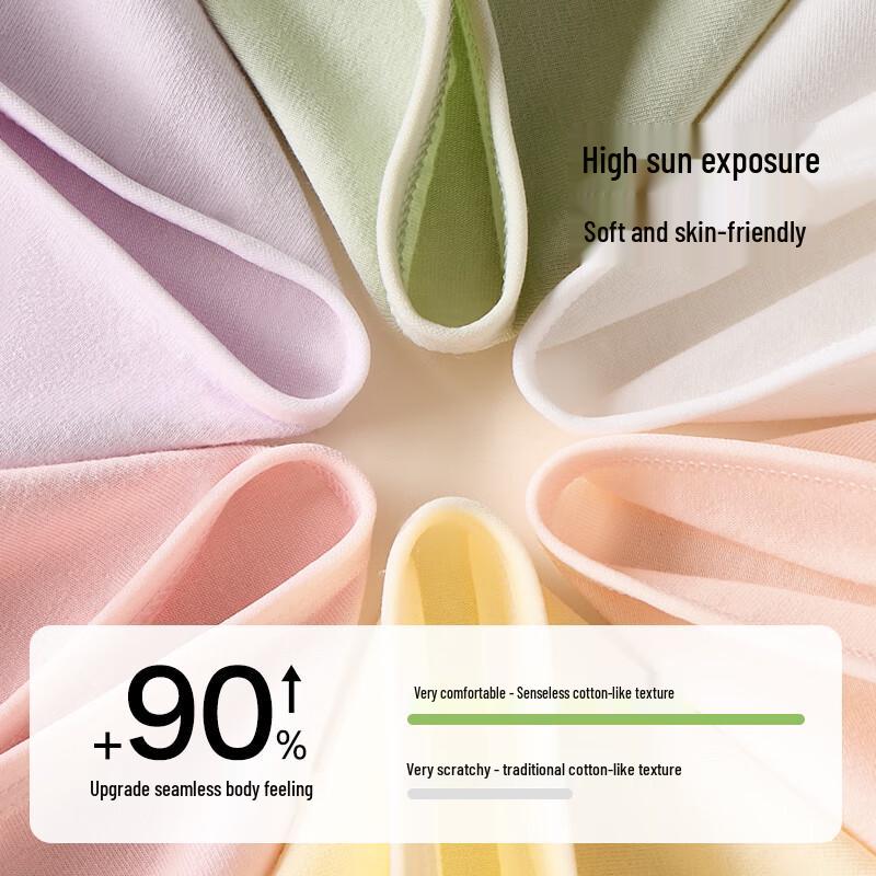 Langsha Women's Pure Cotton Mid-Rise Antibacterial Briefs