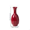 Ceramic Bud Vase In Red for Floral Displays Home And Office