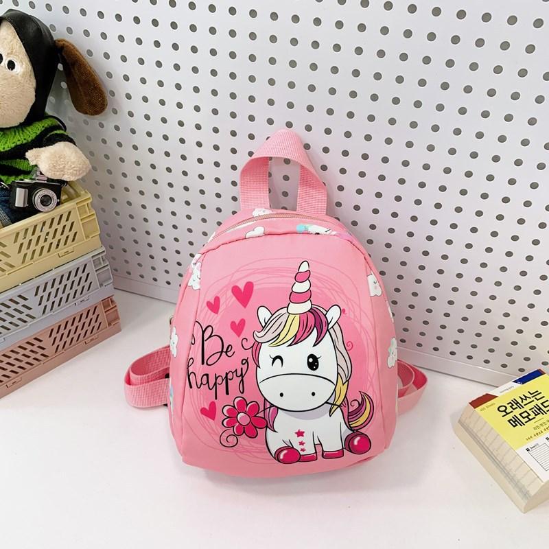 Tide Print Girl Small Backpack Children'S Small Schoolbag Cartoon Cute Princess Baby Travel Bag