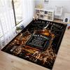 Jack Daniel's Whiskey  Carpet Office Decorative Carpet For Living Room Bedroom Door Mat Floor Rug Computer Chair Area Rug