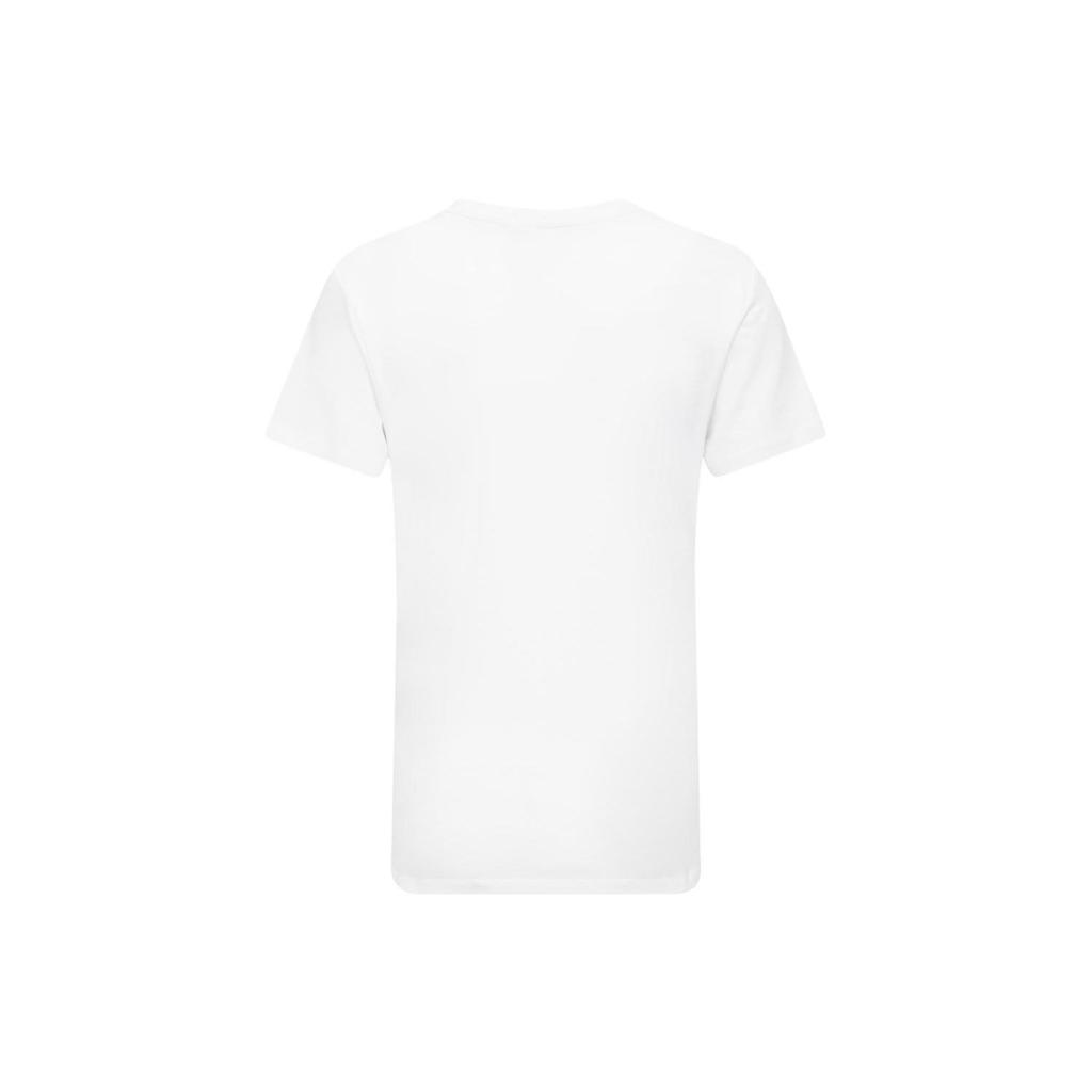 Calvin Klein Logo Print Round Neck Short Sleeve T-Shirt Women Tops White J217960-YAF