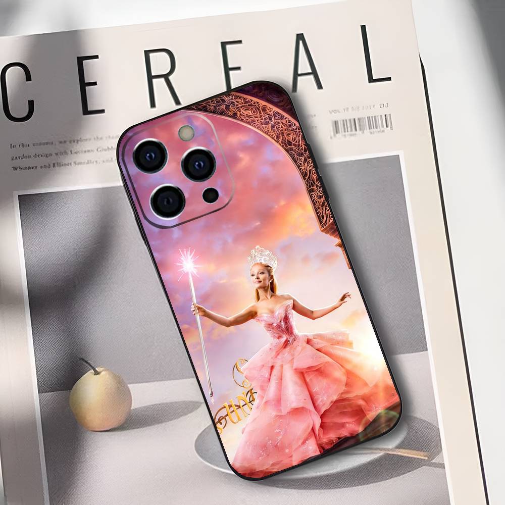 Movie W-Wick-ed Phone Case For iPhone 17,16,15,14,13,12,11 Plus,Pro Max,XS,Soft Silicone Black Cover