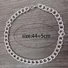 Collana Grande di Moda per Donna Twist Colore Oro Placcato Argento Chunky Spessa Choker a Catena con Lucchetto Gioielli da Festa Regali