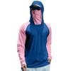 Men's Summer Color Matching Quick-drying Long-sleeved T-shirt Sun Clothing Fishing Fitness Sports Hooded Long-sleeved Top