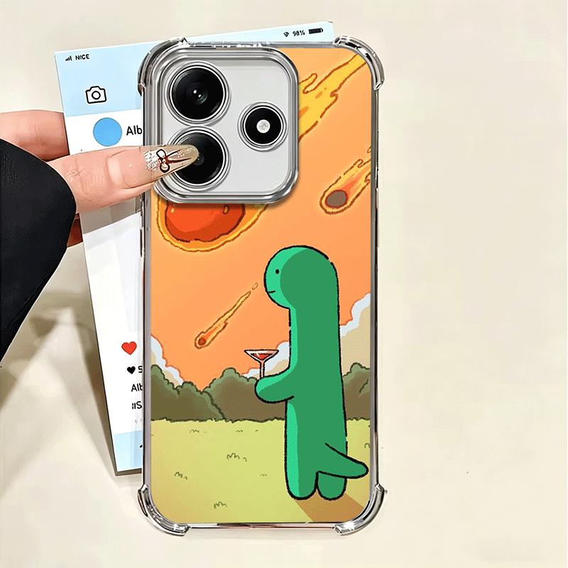 

Cartoon J-Joguman Dinosaur Soft Phone Case For Xiaomi Poco X7 X8 Pro Max X6 X5 X3 F8 Ultra F7 M8 M7 M5S Redmi 15C 15A 15 14C 13C Xiaomi Poco M8 Pro