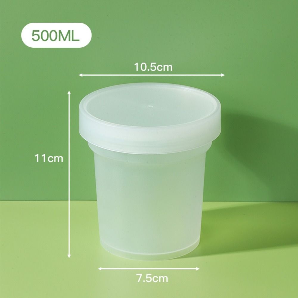 With Lid Salad Cup Transparent Fruit Cup High Quality Food Storage Box