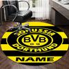 Personalized B-BVB Round Chair Office Rug - Perfect for Mat, Office Chair & More - Ideal Gift for Birthdays and Holidays