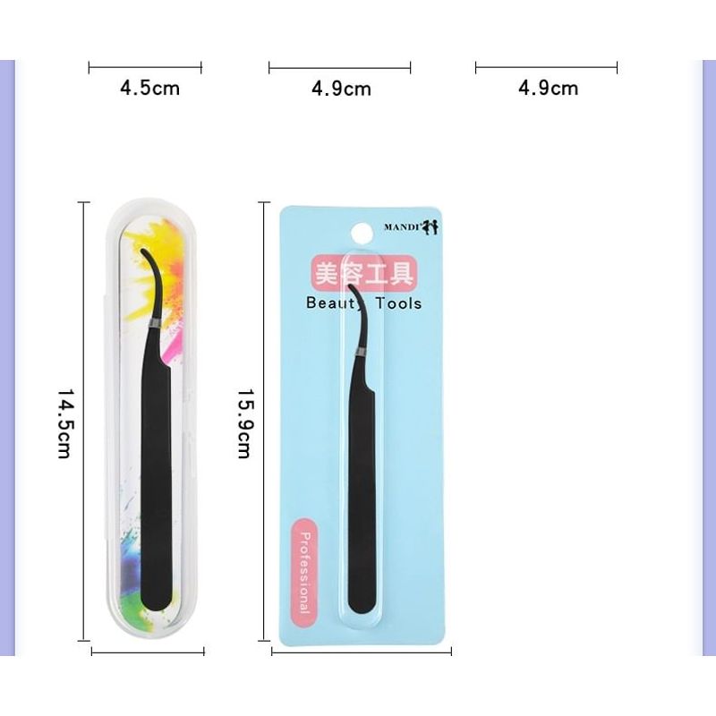 Lashie - Stainless Steel False Eyelashes Tweezers