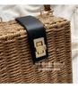 Women's 2024 Spring Retro Rattan Crossbody Bag - Pastoral Mori Girl Style