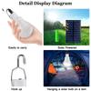 USB/Solar Charging Emergency LED Solar Bulb Sunlight Powered Lamps Waterproof Hanging Portable Bulb for Garden Hiking Camping