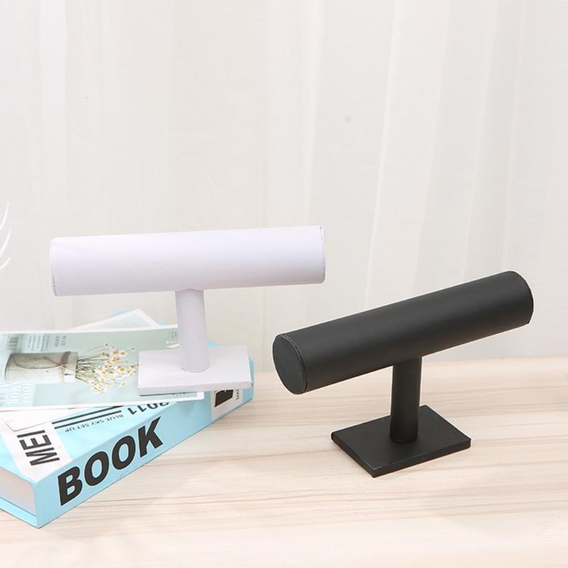 Velvet T-Type Bracelet Watch Jewelry Display Stand Headband Hairpin Headdress Organizer Storage Holder Jewelry Storage