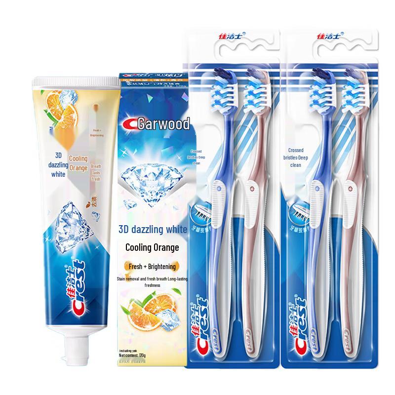 

Crest 3D White Icy Orange Toothpaste & Toothbrush Bundle