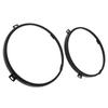 2Pcs 7" Headlight Mounting Bracket Ring Black Round for Jeep Wrangler JK 2007-18