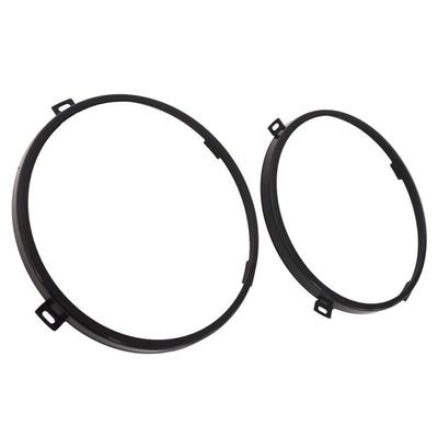 2 stuks 7" Koplamp Montagebeugel Ring Zwart Rond voor Jeep Wrangler JK 2007-18
