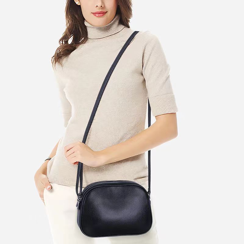 

High-end texture, simple and versatile shoulder bag, shoulder bag, women s bag, small round bag, crossbody bag