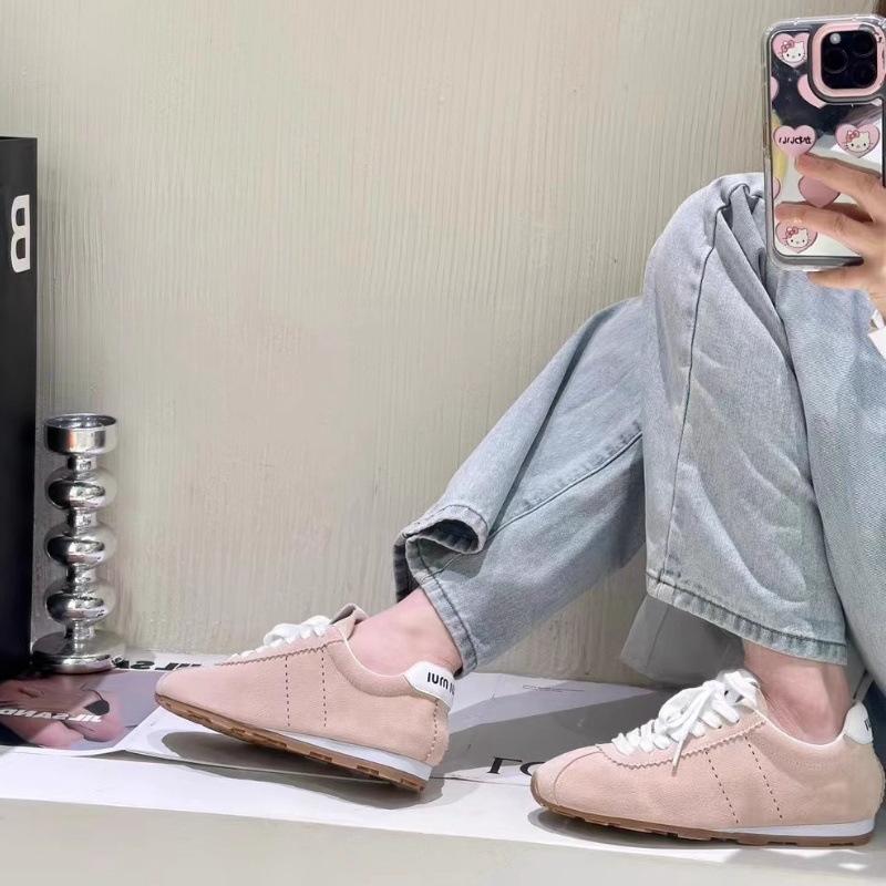 Ruoji casual single shoes 2025 spring new Dexun Forrest Gump shoes round head soft sole non-slip casual flat-soled sports shoes