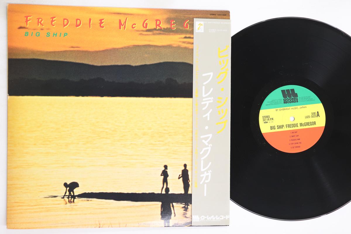 

LP Record FREDDIE MCGREGOR - Big Ship LU255020 WOORELL RECORDS 1984 Japan Obi Reggae, Ska & Dub Used
