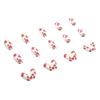 Artificial Nails Wearable Nails Manicure Nails Cow Pattern Pink Whitening Short Ballet