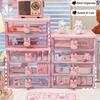 Schreibtisch-Aufbewahrungsbox Organizer Schüler-Schubladenbox Stiftehalter Niedlich Büro Kinder Haarschmuck Schreibwarenregal Organizer Box