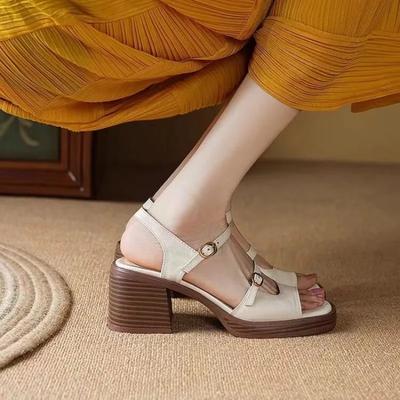 Daily Buckles Women's Sandals Korea Ladies Shoes Designer With Novelties Offer Sandal Shoe Wholesale Cheap Liquidation