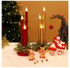 Christmas Candle Ornament: Desktop Decoration Holder with Night Light