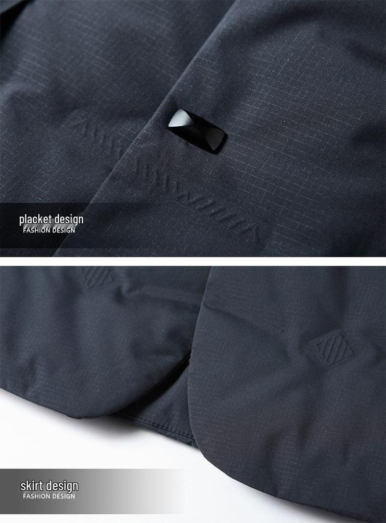 Men's Lightweight Down Jacket with Scarf Collar - Fall/Winter 2025 Collection, Casual Suit Style for Middle-Aged and Young Adults.