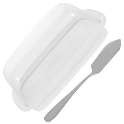 Butter Storage Box Sealing Dish Clear Serving Bowl Fridge Organizer Holder Saver Cutting