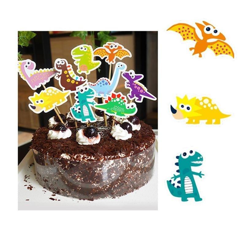 Tegneserie Barn Bursdagskake Girlander Vimpel Flagg Topper Omslag Sett for Gutt og Jente Bursdagsfest