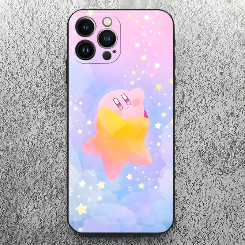 Cute Kirbys Phone Case For Iphone 14 Pro 13 Mini 11 12 Max Xr X Xs 7 8 6 Plus Shockproof Back Cover