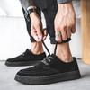 Moda Modne brytyjskie męskie buty casualowe Trendy Biznesowa marka Obuwie męskie trampki Wygodne Czarne uniwersalne buty