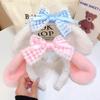 Cinnamoroll Hair Accessories Cute Dog Headband Cartoon Plush Headband Cosplay Internet Celebrity Bow Cute Headband