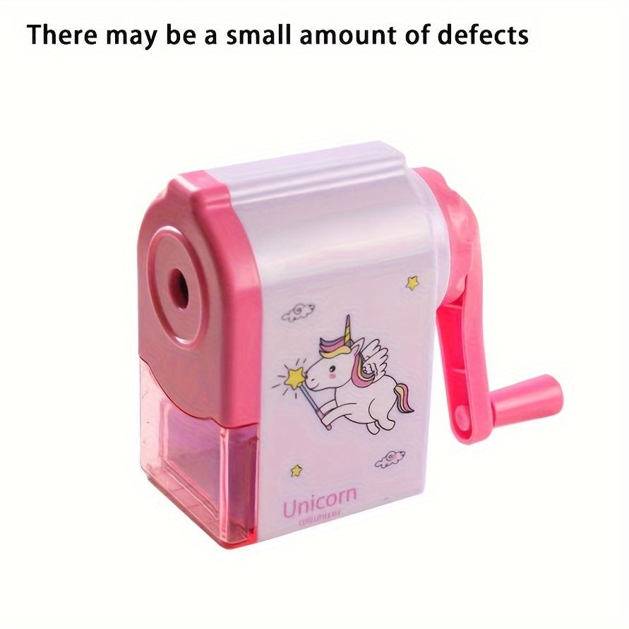 Lytwtw's Cute Unicorn Dolphin Mechanical Sharpener For Pencil School Office Supplies Creative Stationery Back To School