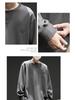 Herren Hoodie mit Rundhalsausschnitt - Neue Herbst/Winter Amerikanische Trendmarke, Lockerer Schnitt, Ohne Kapuze, Lässiges Oberteil
