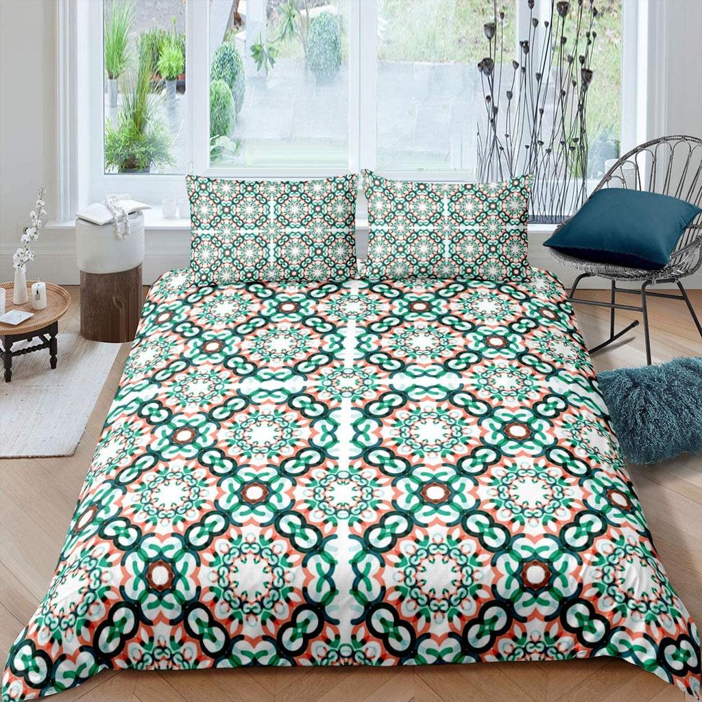 Polyester Comfortable Floral Pattern Duvet Cover Set With Duvet Cover And Pillowcases King Queen Twin Sizes For All Ages