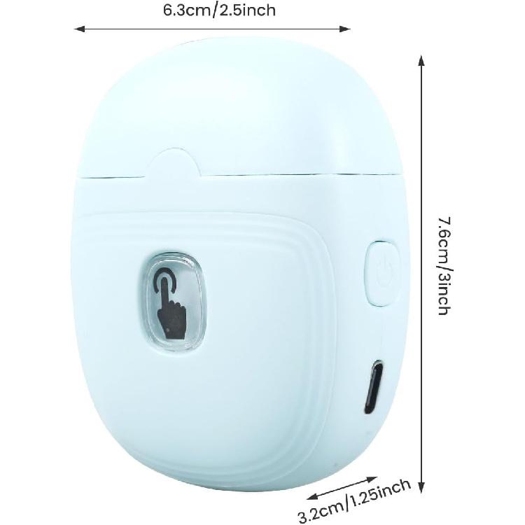 Electric Automatic Nail Clipper Automatic Fingernail Cutter with Nail Scraps Storage 300mAh USB Rechargeable Safety Fingernail Trimmer with LED Light