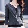 Navava Women Layered Zipper PoinT Long Sleeve T shirT nT3247